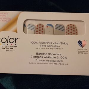Color Street Nail Strips - Red, Blue, Silver And  Stars